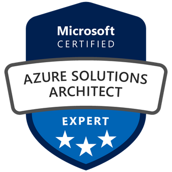Microsoft Certified: Azure Solutions Architect Expert badge